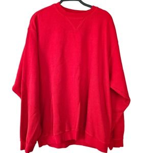 Cutter Buck Mens Crew Neck Pullover Sweatshirt Top XL Red Golf Sporty Casual